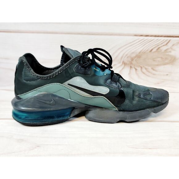 Nike AirMax Infinity 2 Men's Green & Black Athletic Running Sneakers Size 9.5 - Picture 9 of 16